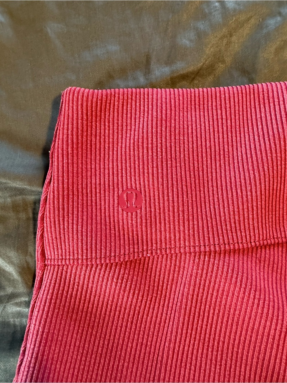 Lululemon Brushed Softstreme Ribbed Zip Flared Pants - Picture 8 of 10